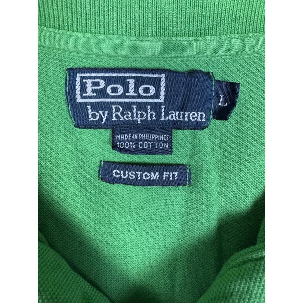 Polo Ralph Lauren Shirt Mens Large Pima Crest Crown Pony Embroidered Equestrian